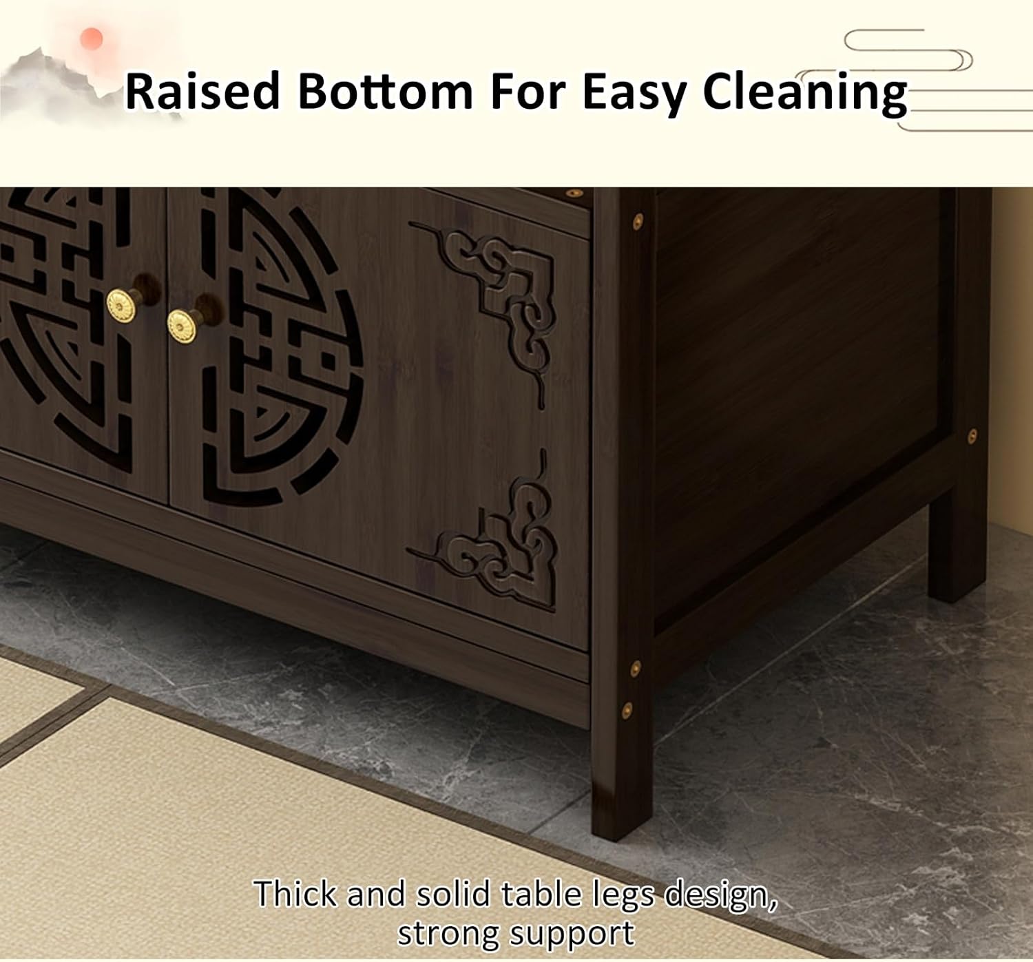 Buddha Altar Shelf Buddhist Niche New Year Offering Table Shelf Statue Stand for Desktop Use(31.5x15.75x39.37in)