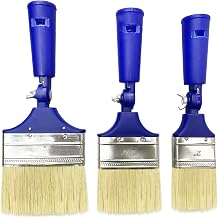 Pincel de 3 piezas, pincel ajustable, cepillo de extensión, cerdas multiángulo, herramienta de pintura, pincel para pintar paredes, techos azules