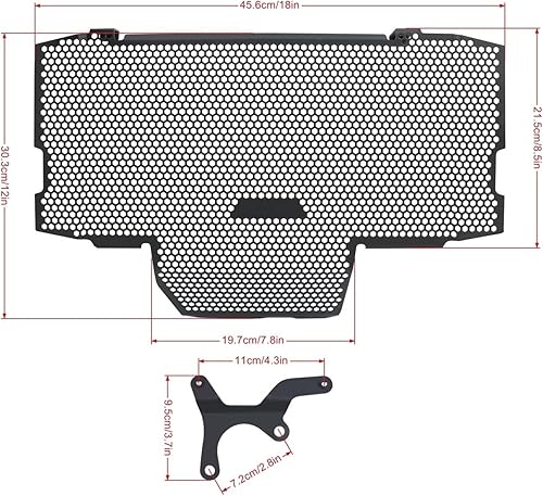 Miniatura 5 de Motorcycle Radiator Grill Cover Guards Cooler Grille Protection for Suzuki V-Strom VSTROM 1050XT V-Strom 1050 2020-2023 1050 XT