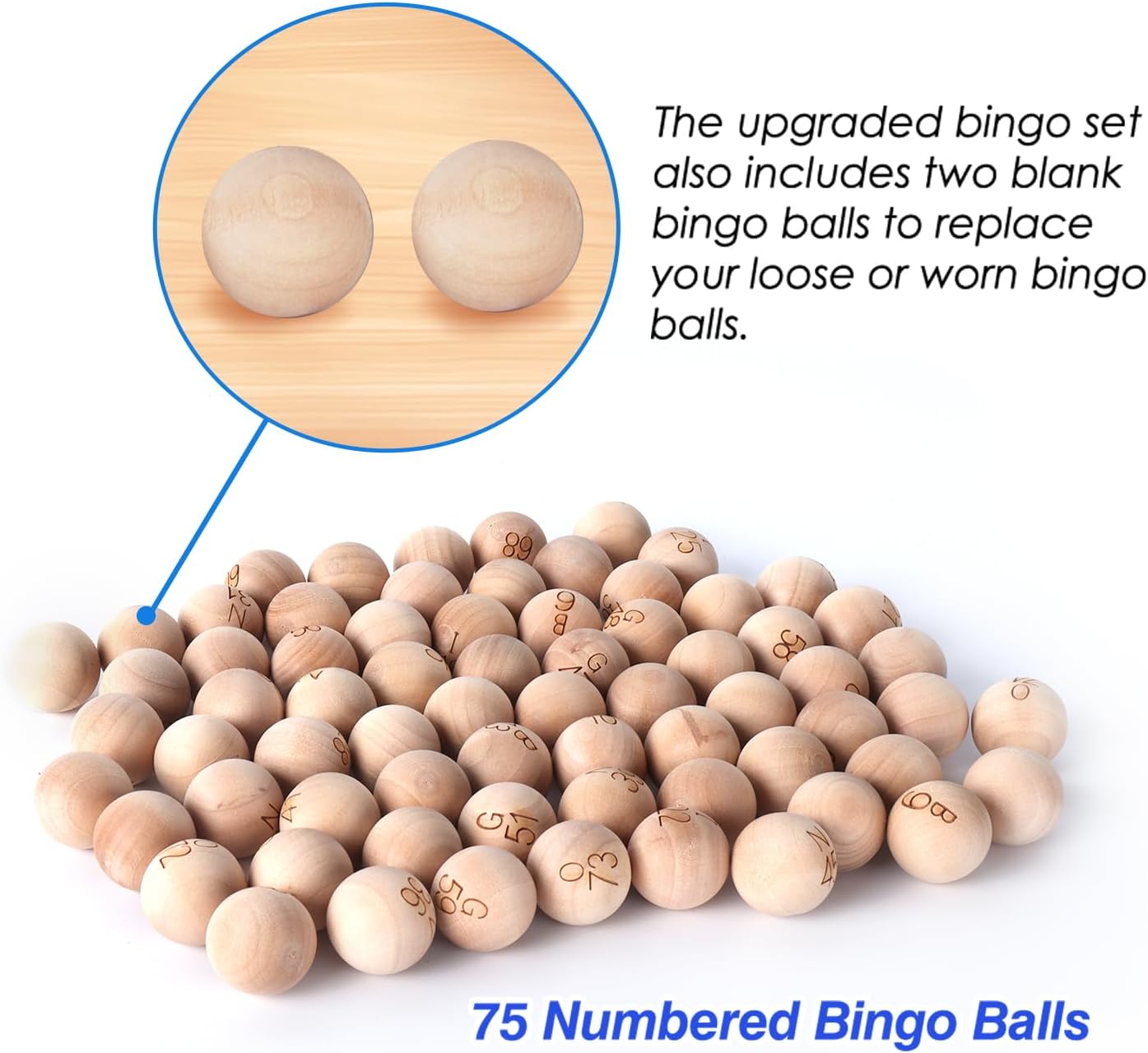 GSE Games & Sports Expert Deluxe Bingo Game Set with Large Gold/Brass Metal Bingo Cage (12" Tall), Folding Wooden Master Board, 7/8" Wooden Calling Balls for Family Game Night & Parties