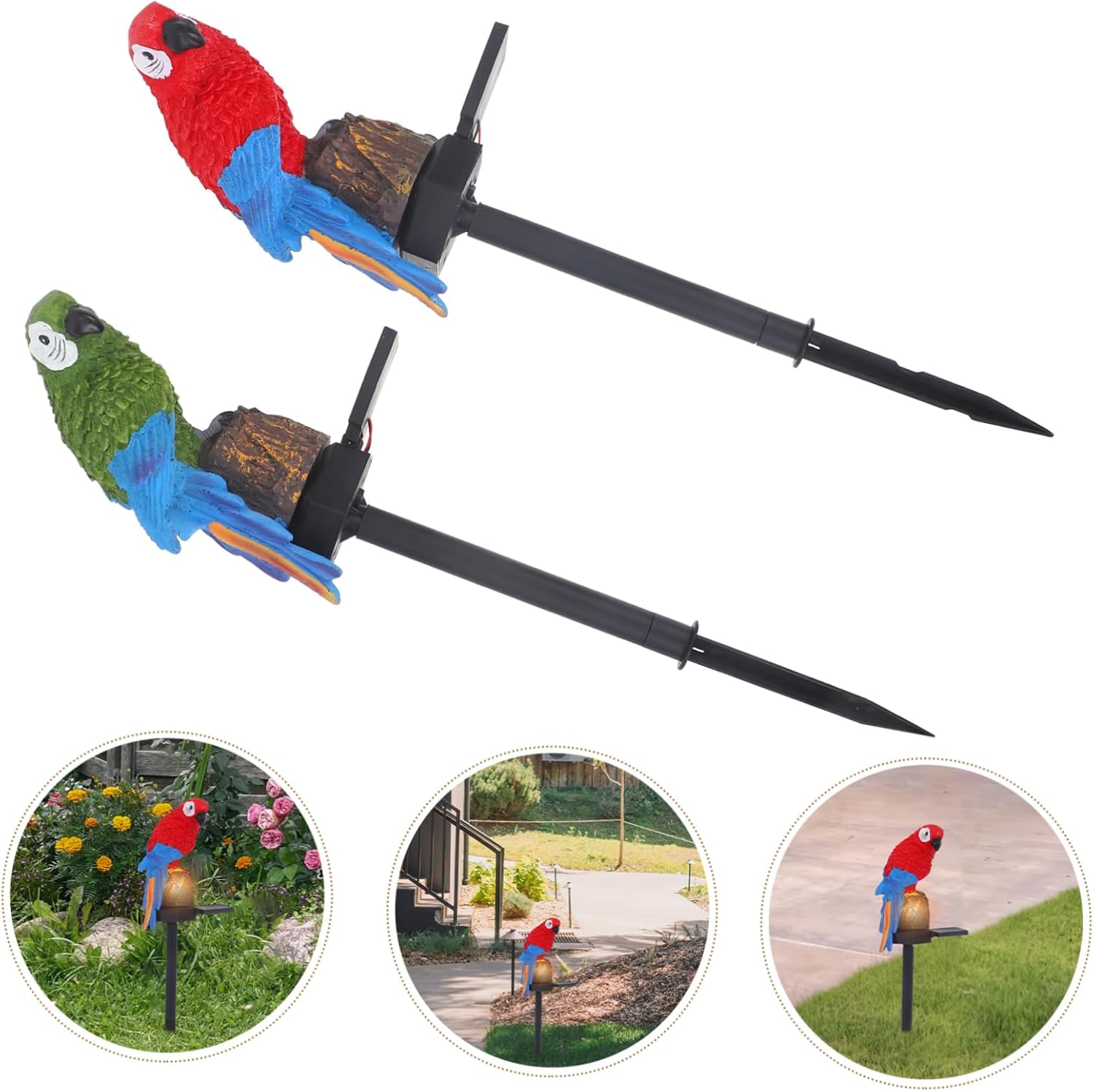 Solar Parrot Garden Lights Solar Parrot Lawn Lights Lights Outdoor Garden Stake Led Decorative Landscape for Garden Decor