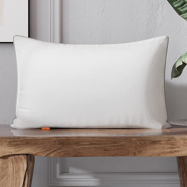 Sweetnight Bed Pillow 1 Pack- 100% Cotton Pillow For Sleeping,Hotel Quality Pillows For Side Stomach And Back Sleepers(1 Pack 48 X 74 cm)