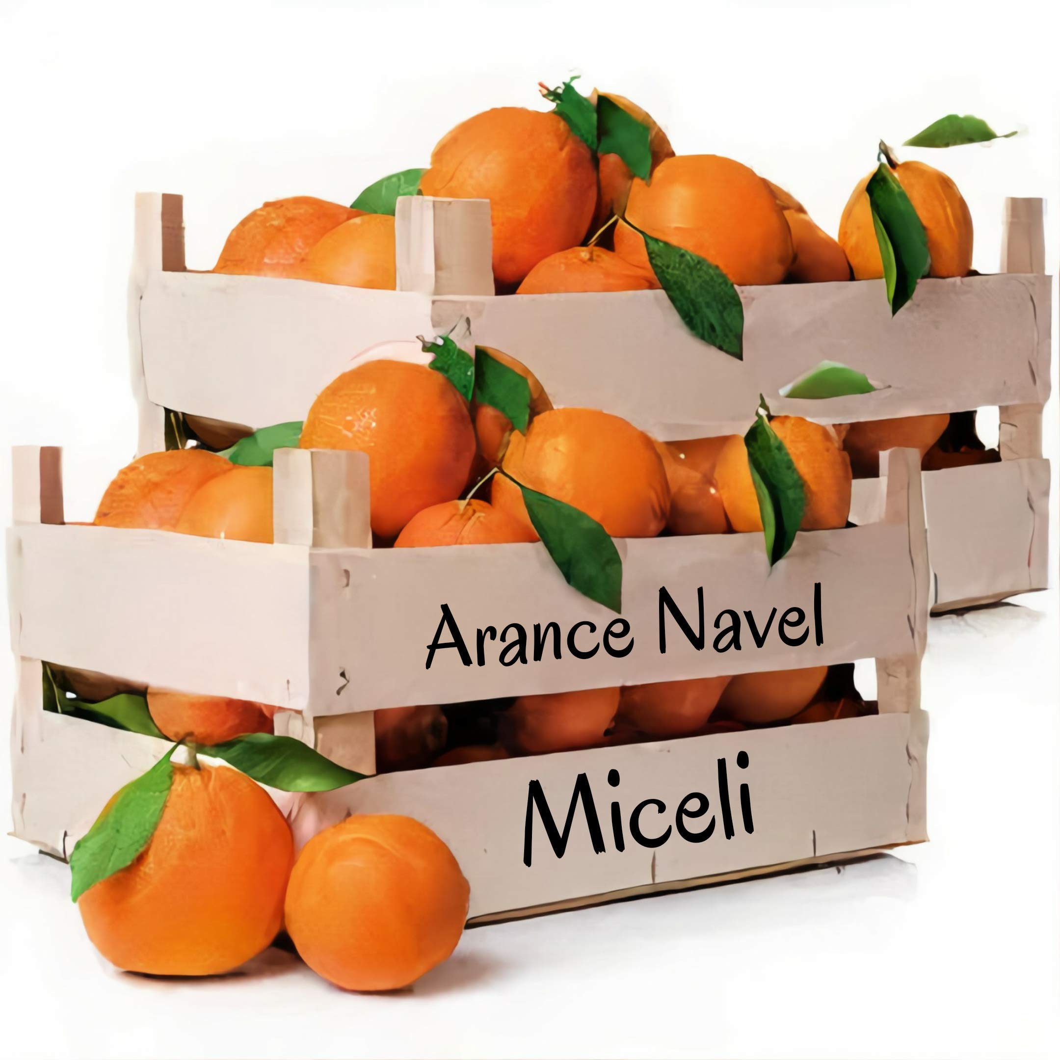 Box mit 9 Kilogramm Sizilianischen Orangen unserer Nabel | Italienische Orangen