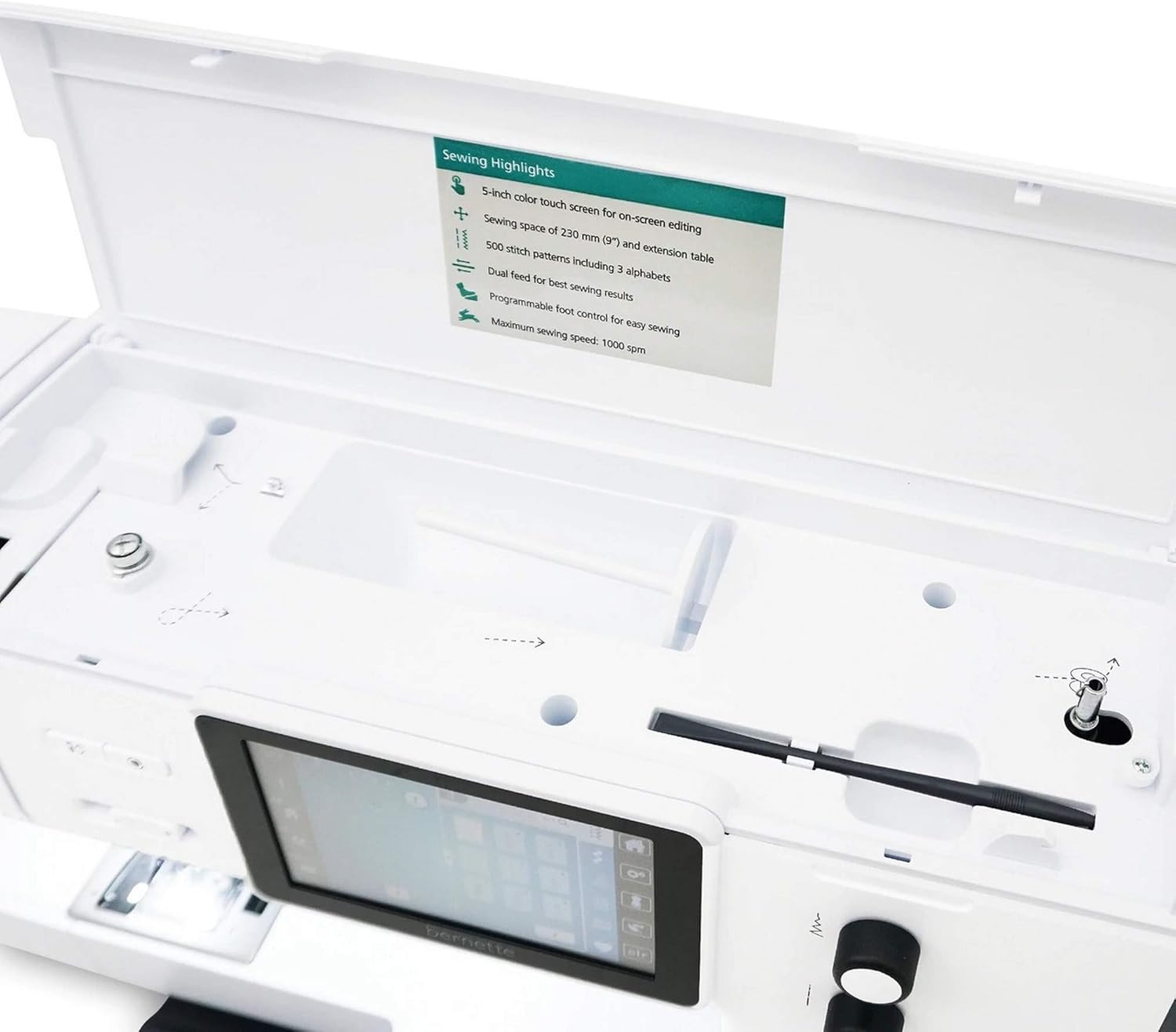 Bernette B77 Deco Sewing & Quilting Machine Bundle