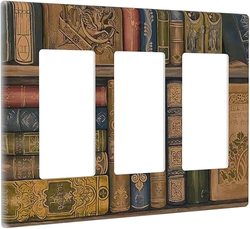 Miniatura 199 de Placa de pared de tortugas marinas, hierba oceánica, medusas, peces y algas marinas, placa de pared de doble palanca, cubierta de interruptor de luz