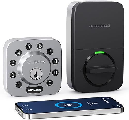 Miniatura 10 de ULTRALOQ U-Bolt - Cerradura inteligente WiFi con sensor de puerta, cerradura de cerrojo con teclado Wi-Fi integrado para puerta delantera, control