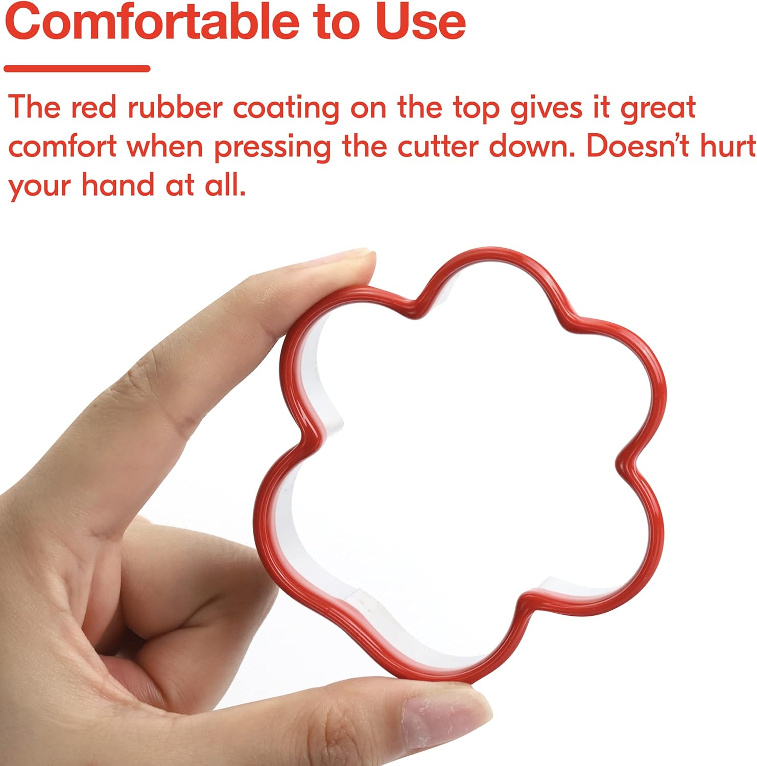 2Pcs Dog Paw Cookie Cutters, Treats Cutter, Homemade Biscuit Treats Cutters, Coated With Soft PVC for Protection, 4.1" 3'' - Image 2