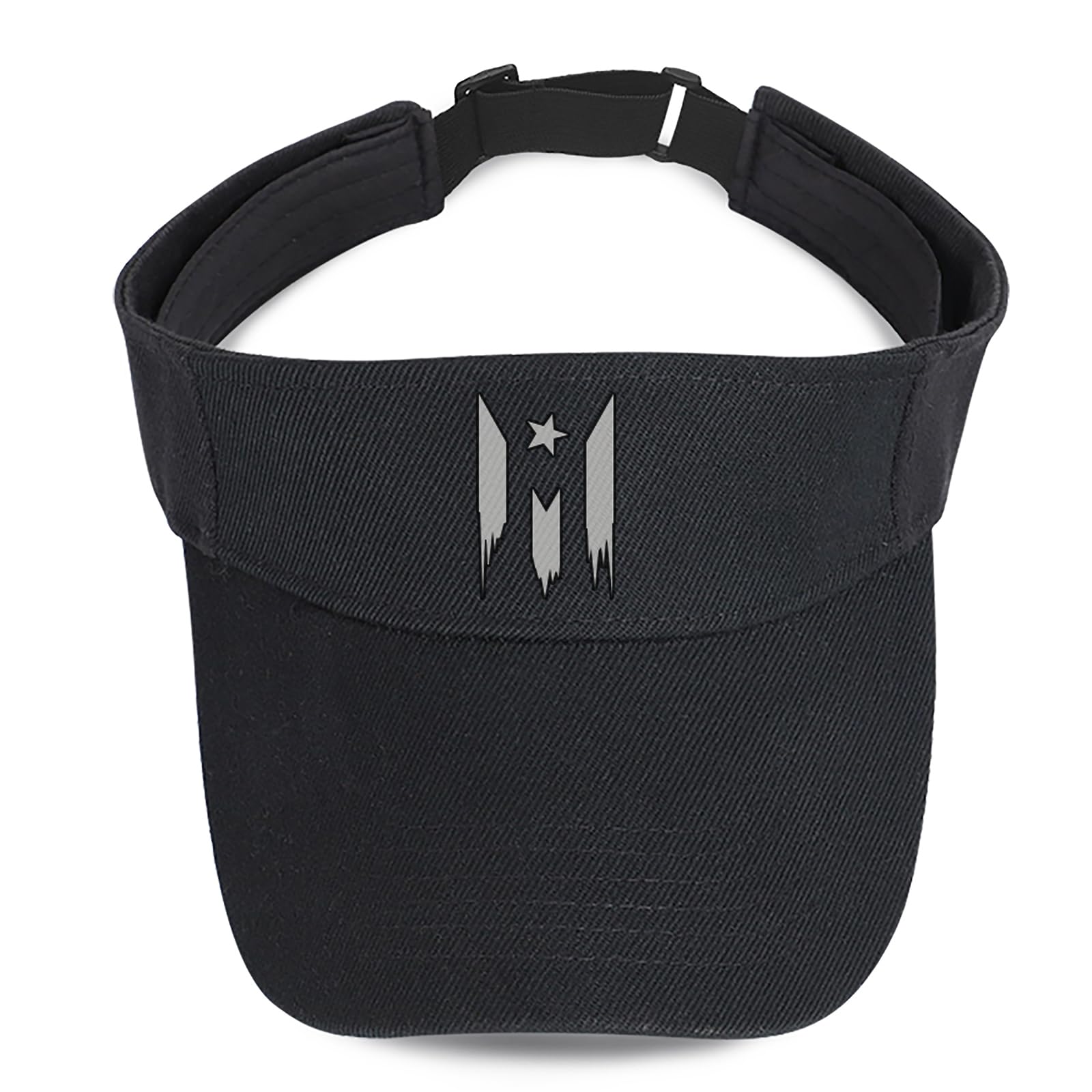 Visors Hat for Women Sun Hat for Men Empty Top Black Running Visors Comfortable UV Protection Sun Visor for Travel Cycling