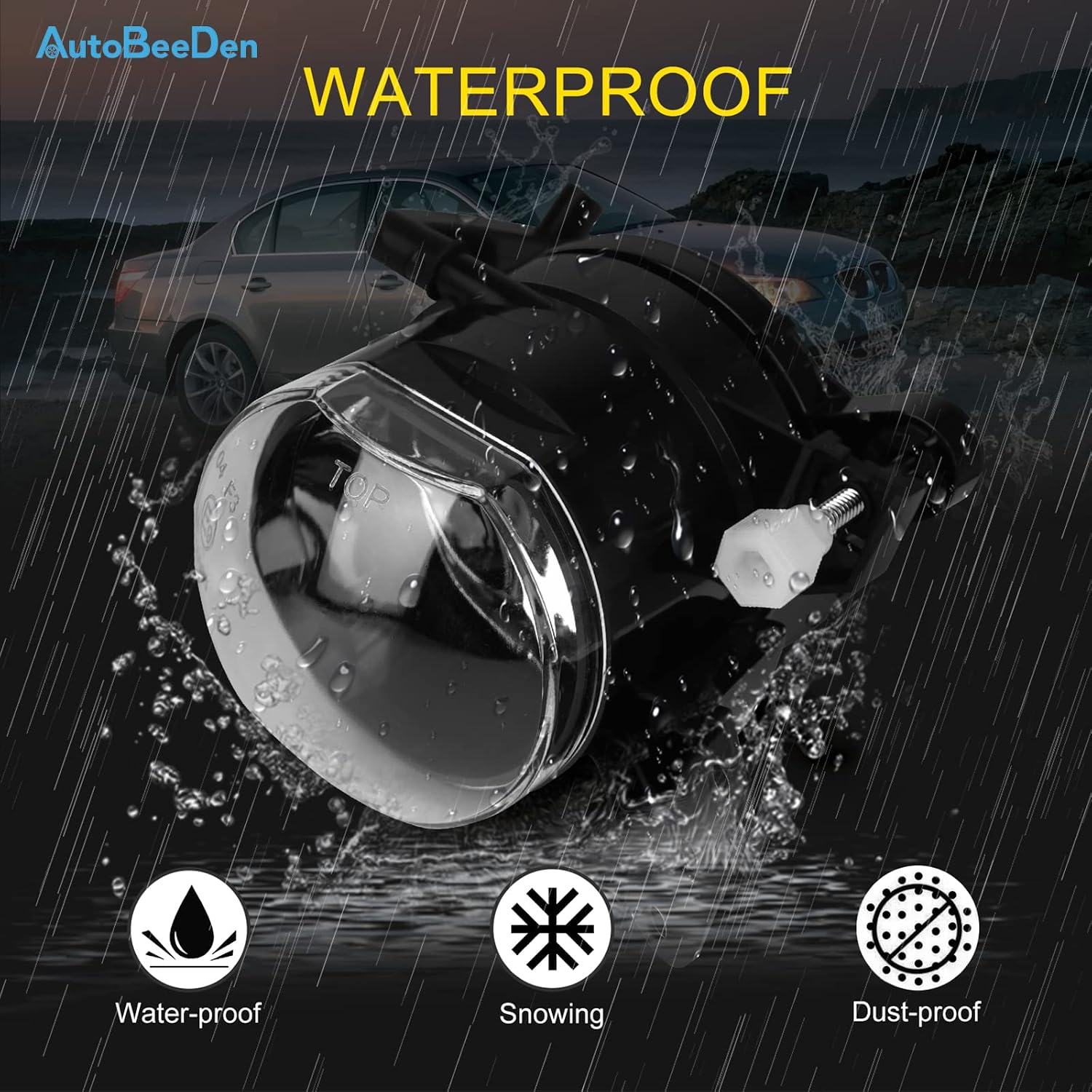 Fog Lights for BMW E60 E61 525i 525xi 530i 530xi 545i 550i / E46 325Ci 330Ci / E90 E91 325i 325xi 328i 328xi 330i 330xi 335d 335i 335xi / E63 E64 645Ci 650i E83 X3 M3, 3 5 6 Serie