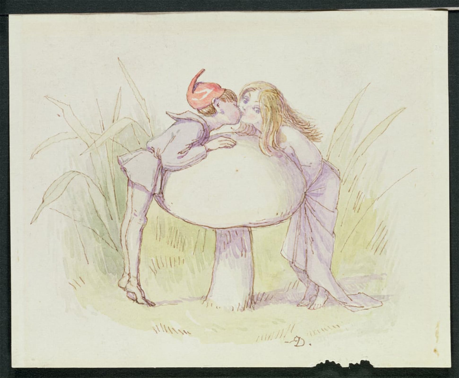 POSTERIIk Vintage Art Print Images Pictures Print an Elf and by Richard Doyle Modern Colour Posters for Office Home Decor 60x90cm