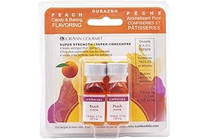 LorAnn Oils Peach Super Strength Flavoring for Lip Gloss (Pack of 2)