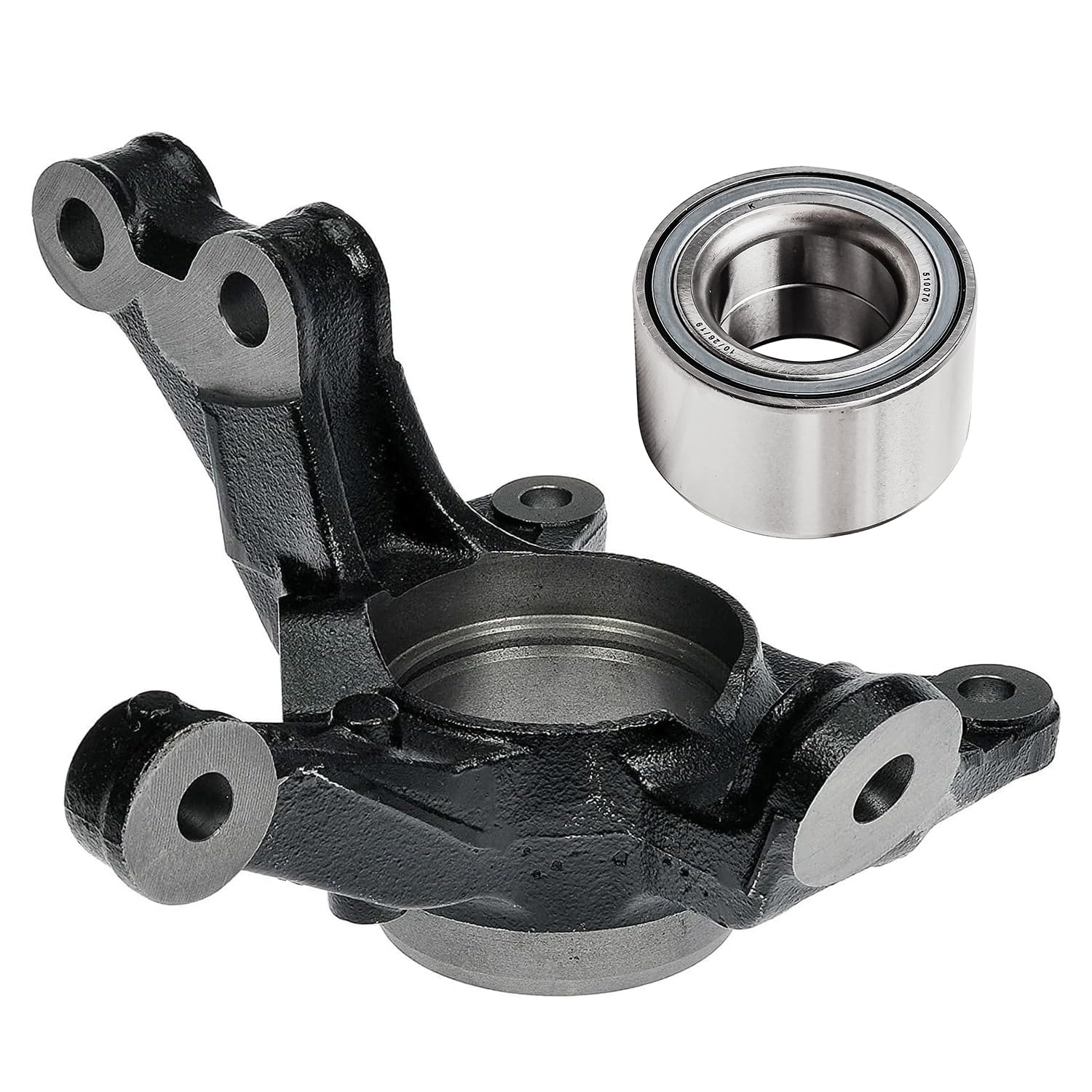 Detroit Axle - 2pc Front Loaded Steering Knuckle Kit for 2009-2019