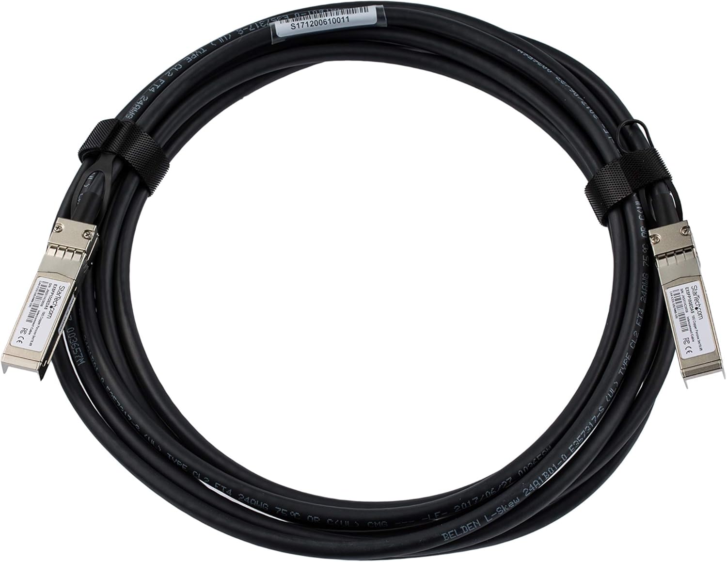 StarTech.com Juniper EX-SFP-10GE-DAC-5M Compatible 5m 10G SFP+ to SFP+ Direct Attach Cable Twinax - 10GbE SFP+ Copper DAC 10 Gbps Low Power Passive Mini GBIC/Transceiver Module DAC (EXSFP10GEDA5)
