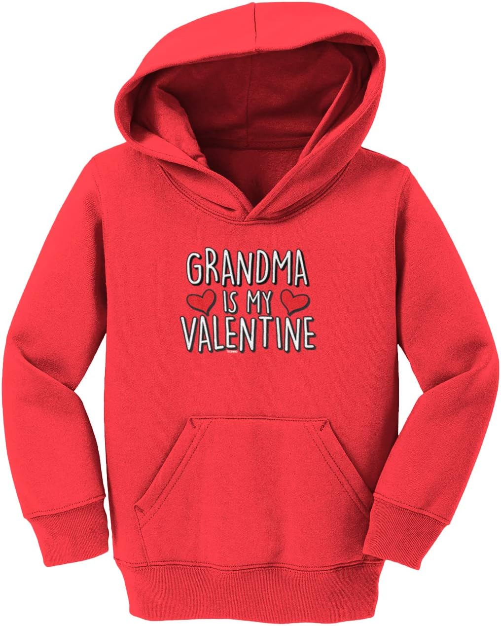 Grandma is My Valentine - Love Cute Toddler/Youth Fleece Hoodie