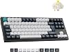 Keychron Q3 Max Wireless Mechanical Keyboard TKL - Hot-Swappable Gateron Banana Tactile Switch, 2.4G/Bluetooth, Full Aluminum with RGB Programmable Knob for Mac Windows Linux(UK Layout)- Black