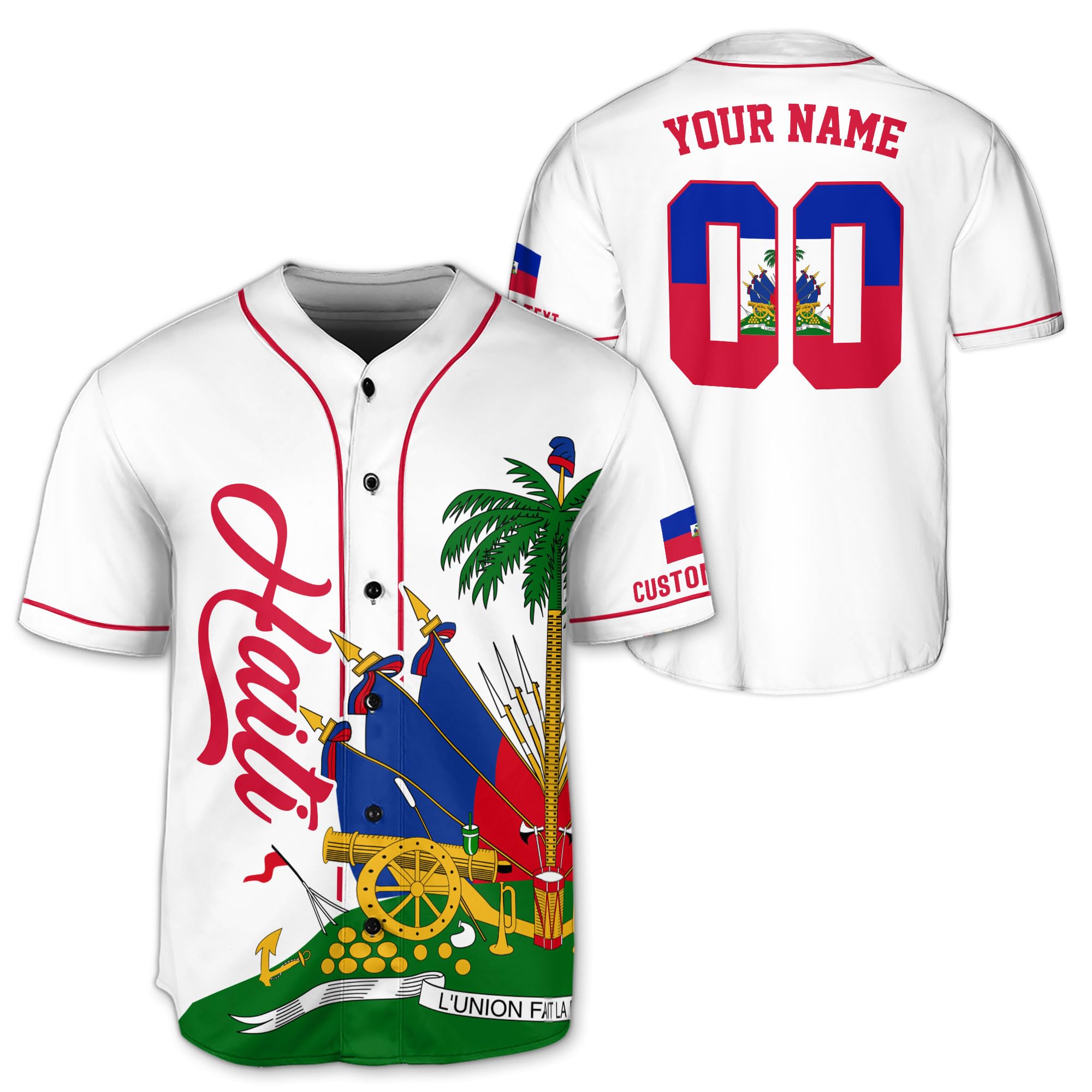 CHIARA CONTI11 Haiti Jersey Men, Haiti Jersey Baseball, Personalized Haiti Baseball Jersey Men 1