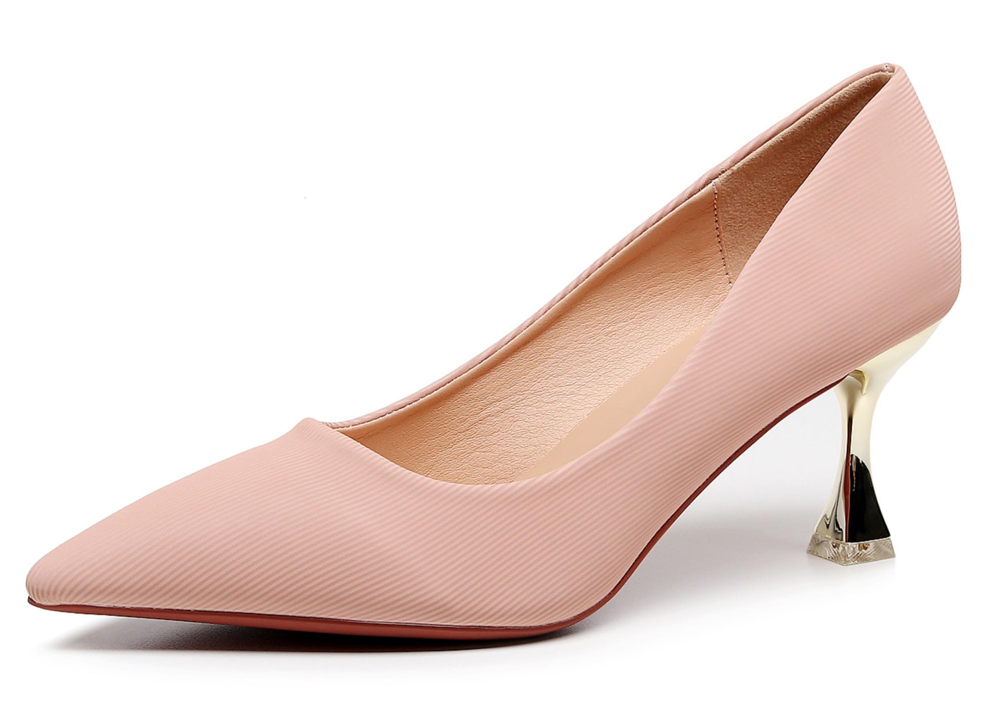 VenusCelia Women's Golden-Sun Pump Stiletto Heel Shoe