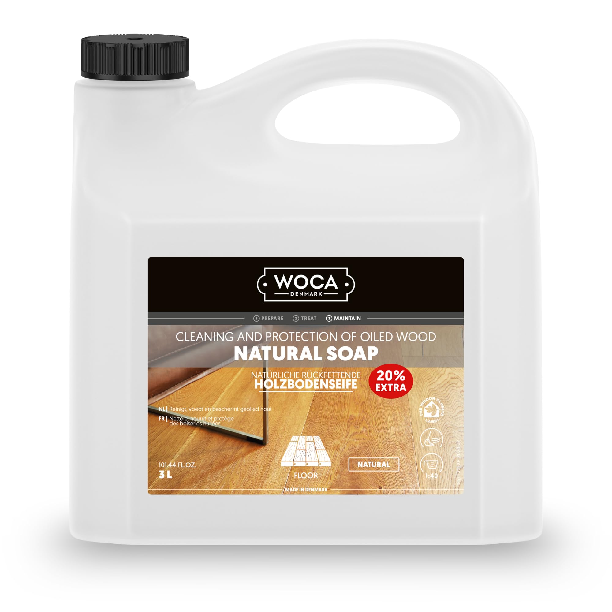 Woca Savon pour parquets en bois, 511030A