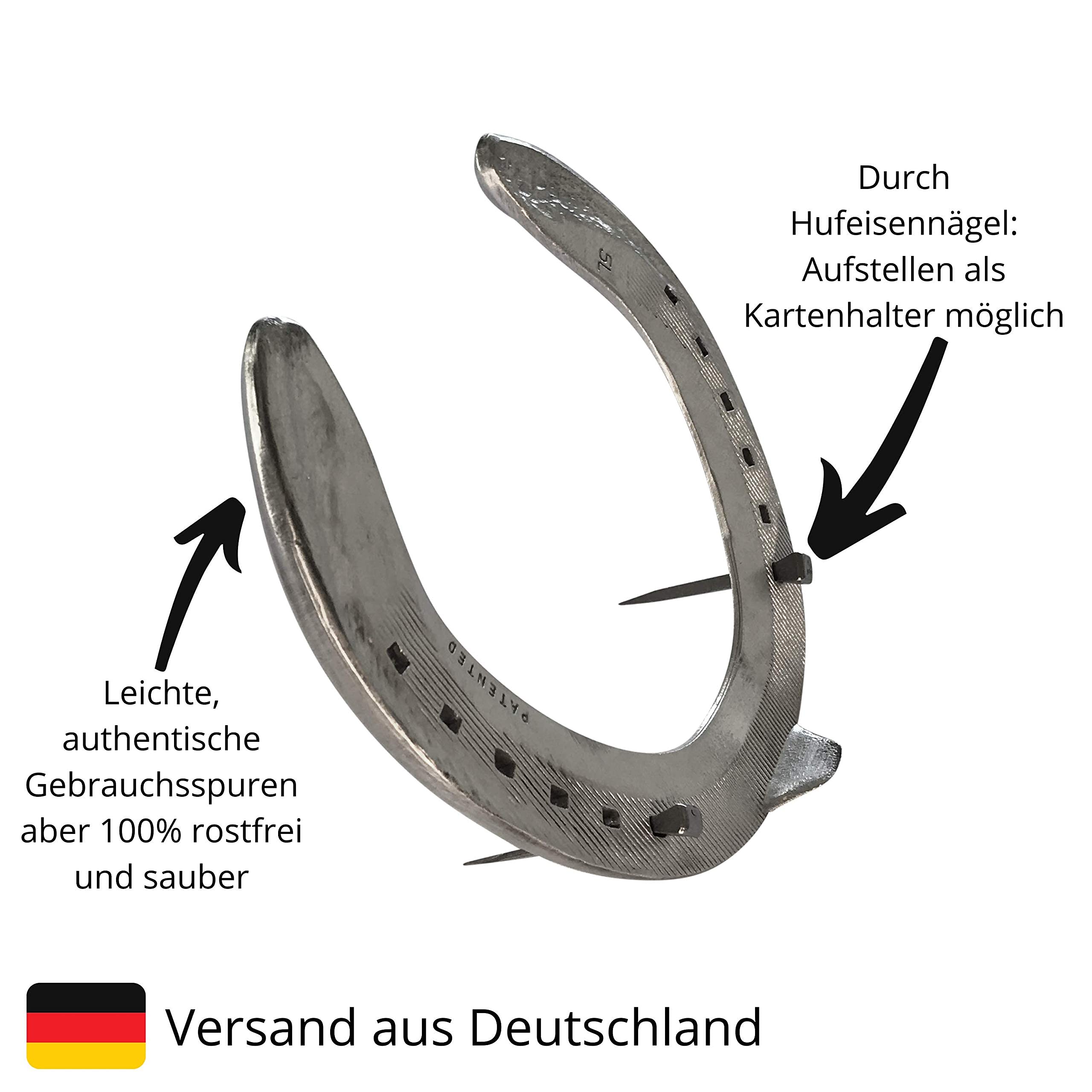 Set De Regalo De Herradura De La Suerte - Incluye 4 Clavos, Signo De Corazón Y Caja - Para Inauguración De Casa, Boda O Decoración