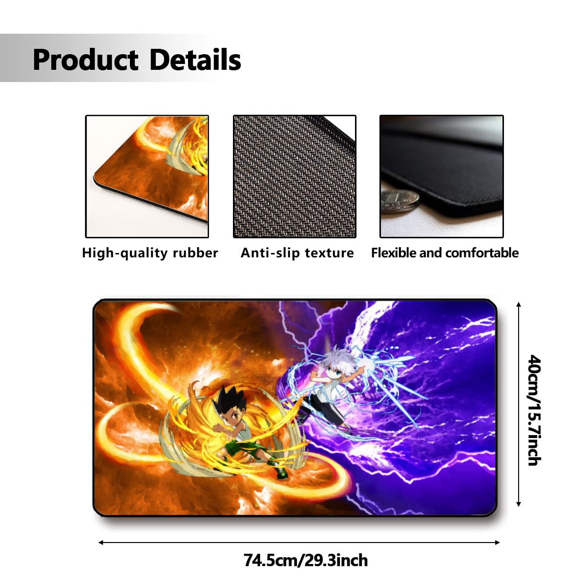 Amazon.co.jp: マウスパッド ハンター×ハンター (1) 大型 デスクマット Amazon.co.jp: マウスパッド ハンター×ハンター (1) 大型 デスクマット