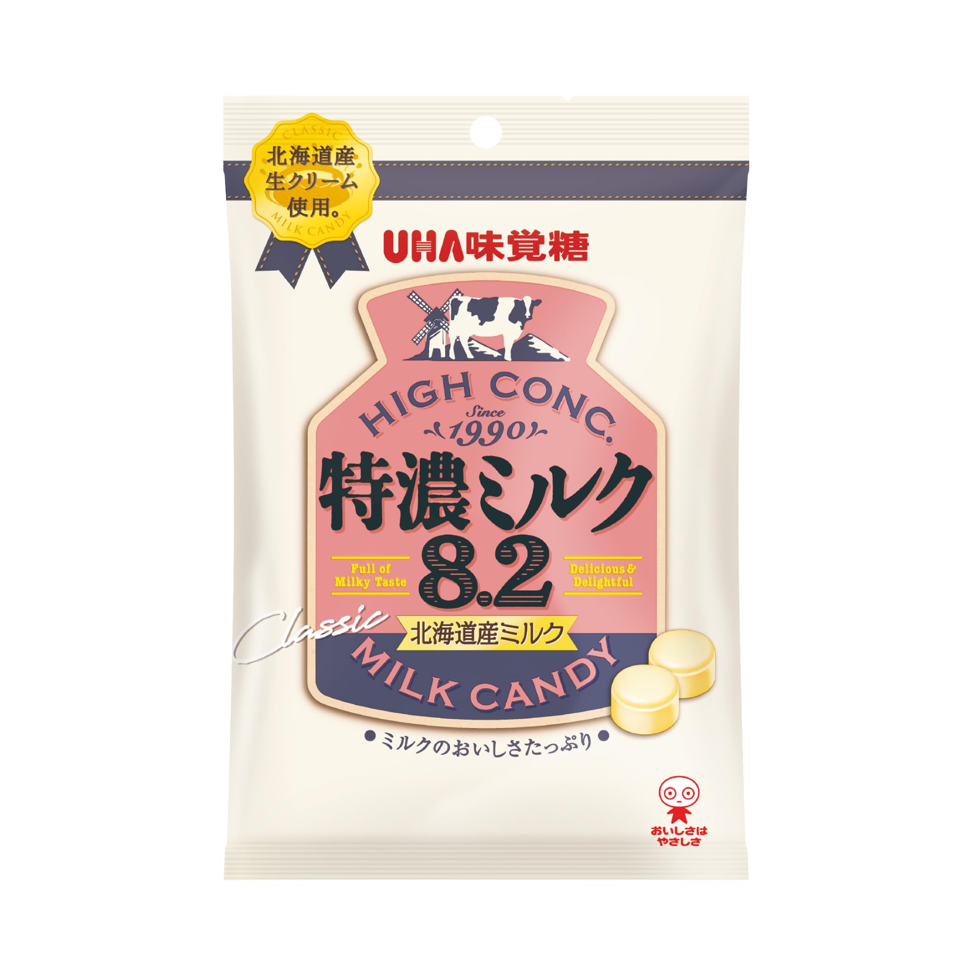 Amazon.co.jp: 味覚糖 特濃ミルク8.2北海道産ミルク 88g×6袋 : 食品