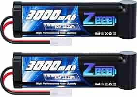 Amazon.com: Zeee 8.4V 3000mAh NiMH Battery High Power RC
