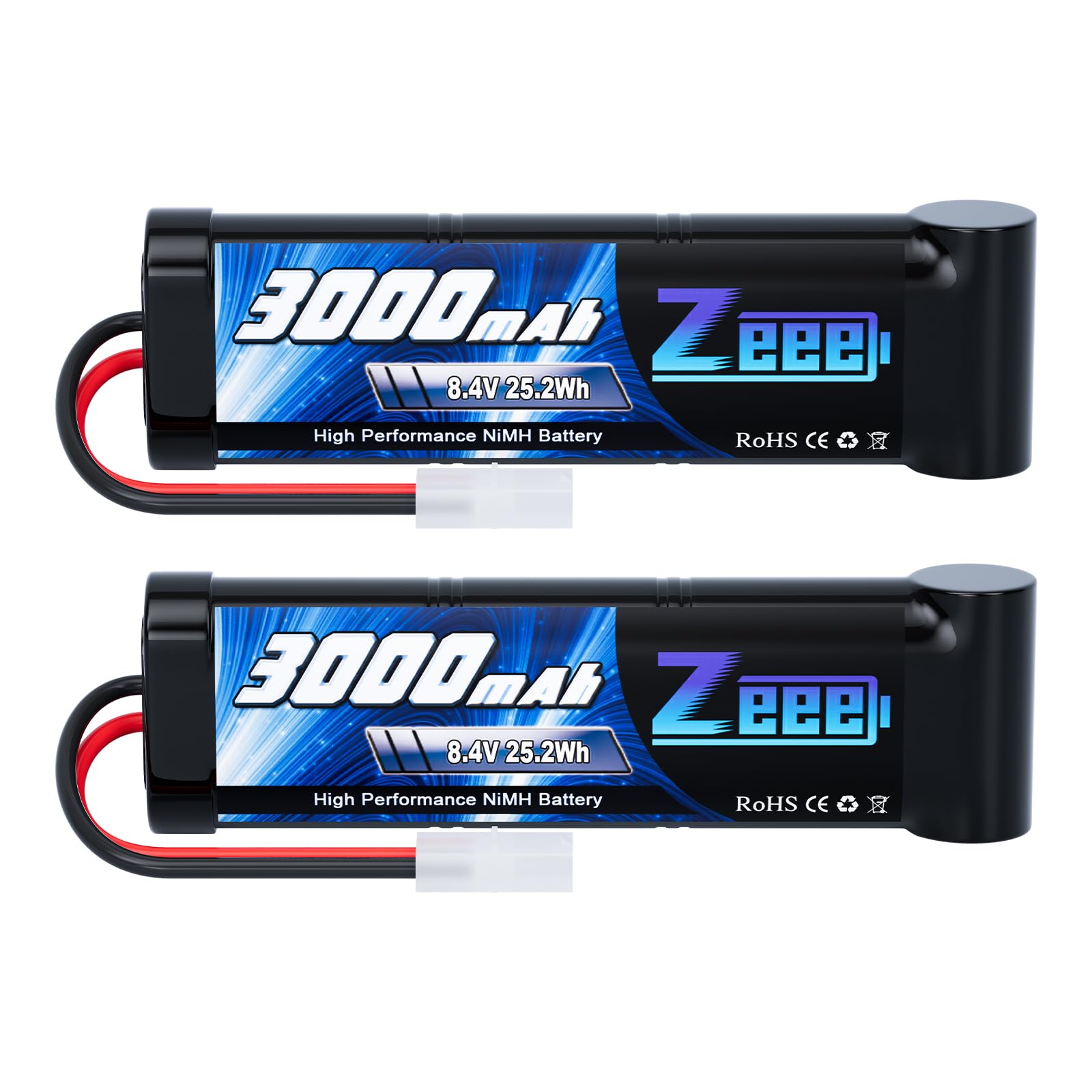 Amazon.com: Zeee 8.4V 3000mAh NiMH Battery High Power RC Battery