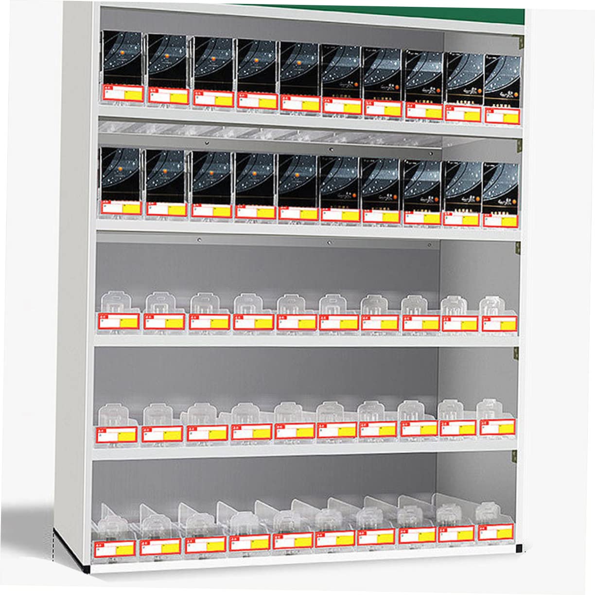 4pcs Cigarette Pusher Tray Retail Display Rack Cigarette to Assemble Long-Lasting