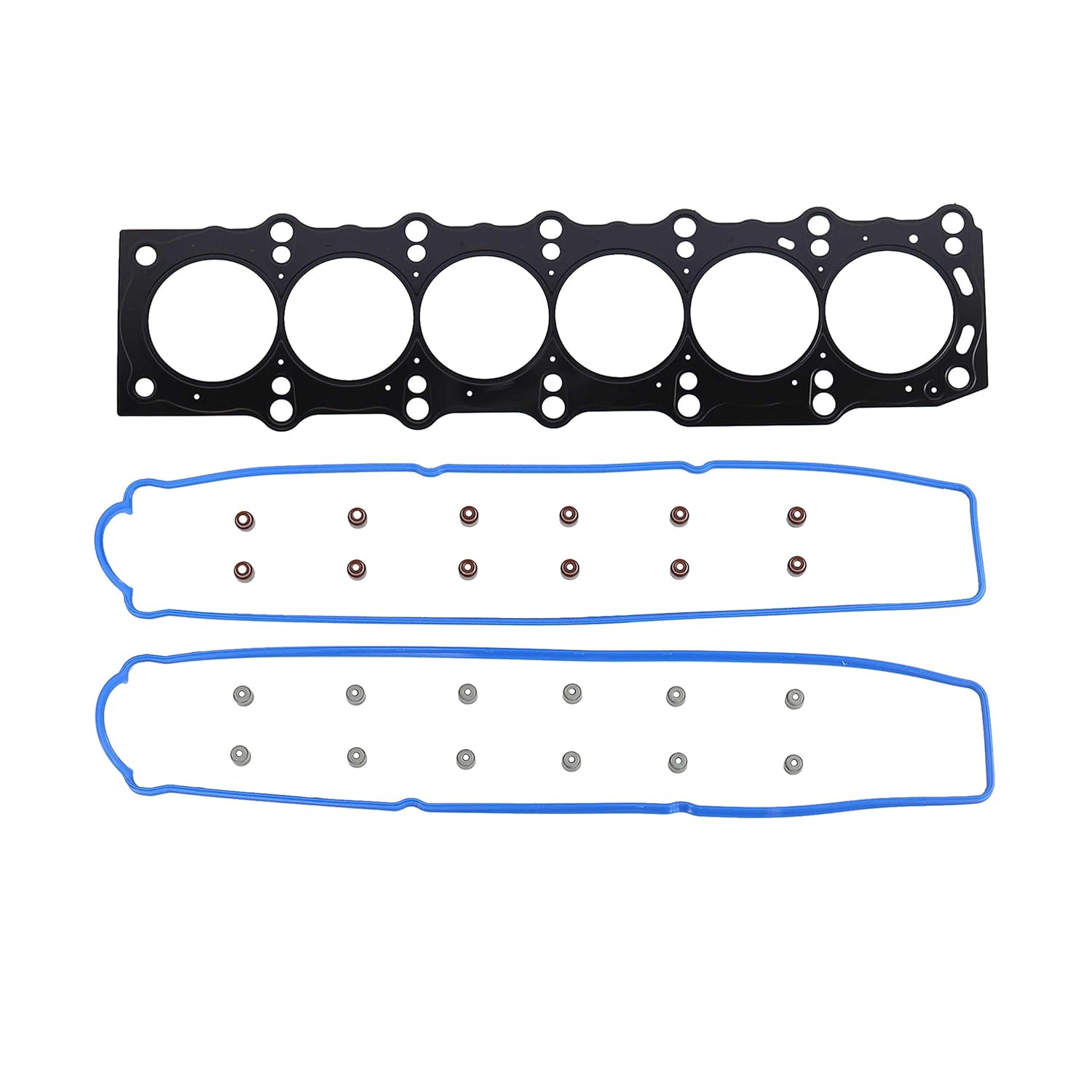 DNJ HGS944 Head Gasket Set for 1992-1997 Lexus Toyota GS300 SC300 Supra 3.0L L6 24V DOHC 2997cc