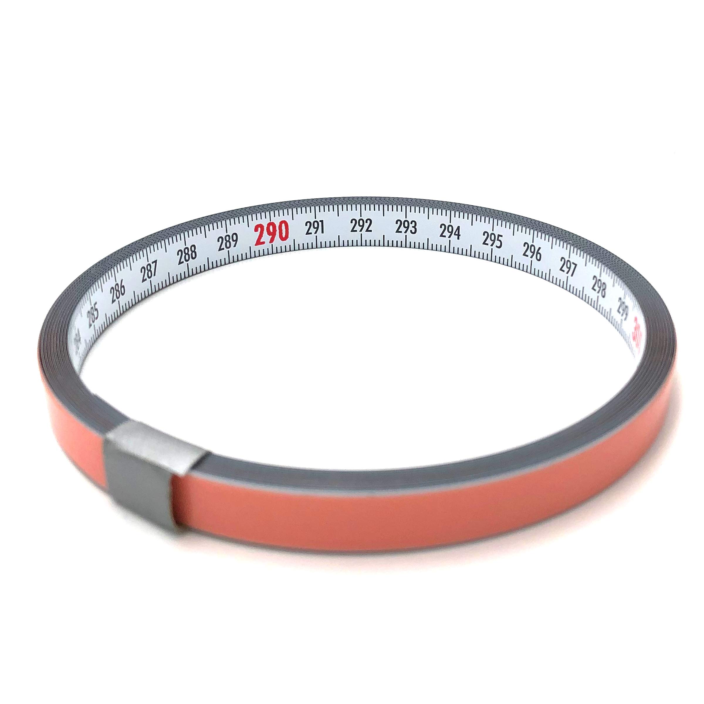 Mètre Ruban Adhésif Autocollant 3 M En Acier Laqué Blanc - Numérotation