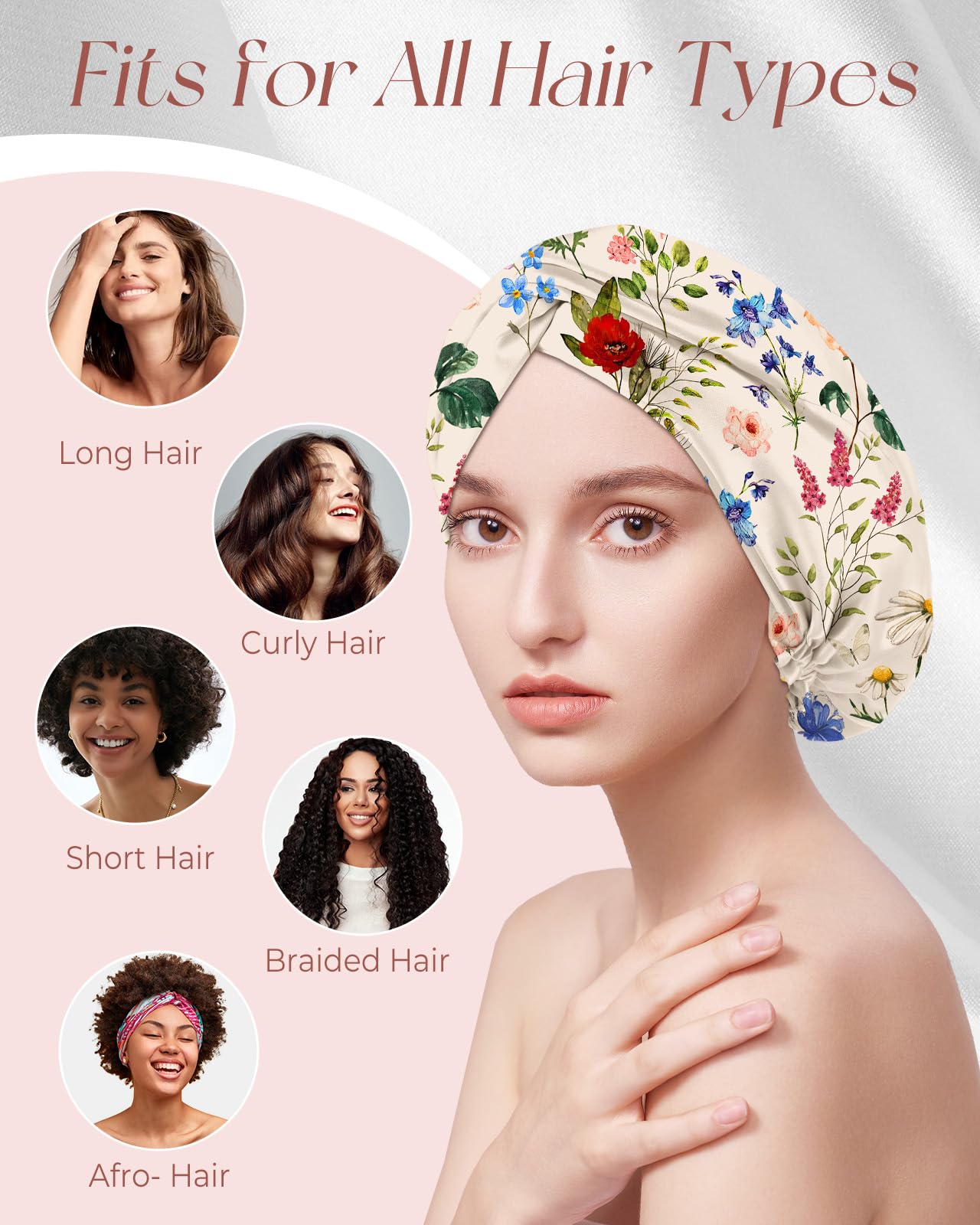 Miss Adola Silk Bonnet for Sleeping Women - Image 4