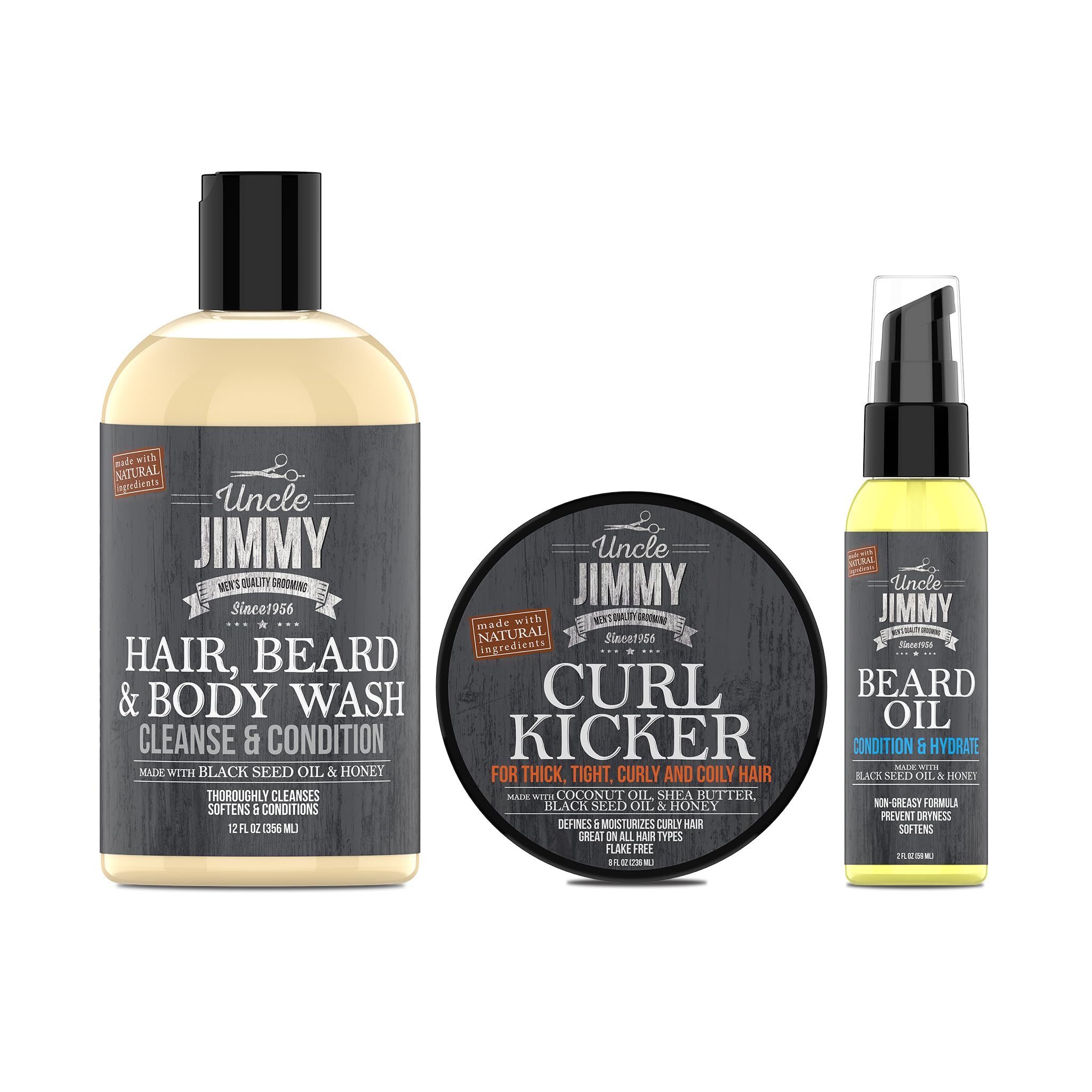 Uncle Jimmy Curl Hair Kit - Regimen