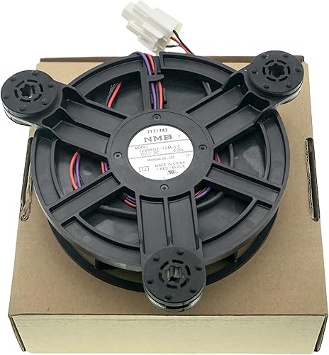 Miniatura 3 de LEYEYDOJX 12038GE-12M-YT - Motor de ventilador de refrigeración para refrigerador compatible con refrigerador Haier ventilador de refrigeración de 3