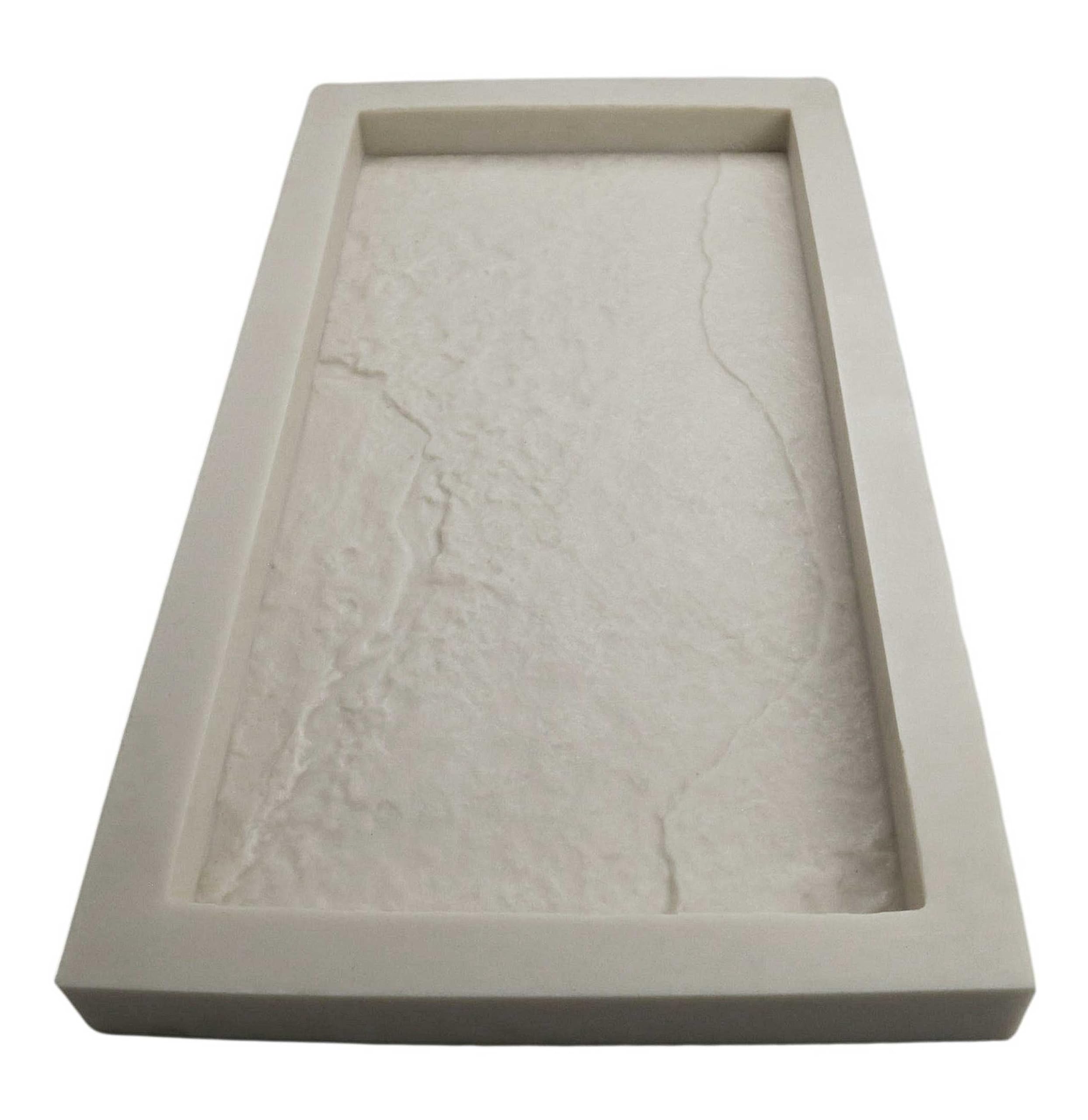 Foremki gumowe do betonu, rustykalna forma brukowa, 61 cm dł. x 30,5 cm szer. x 3,8 cm gł