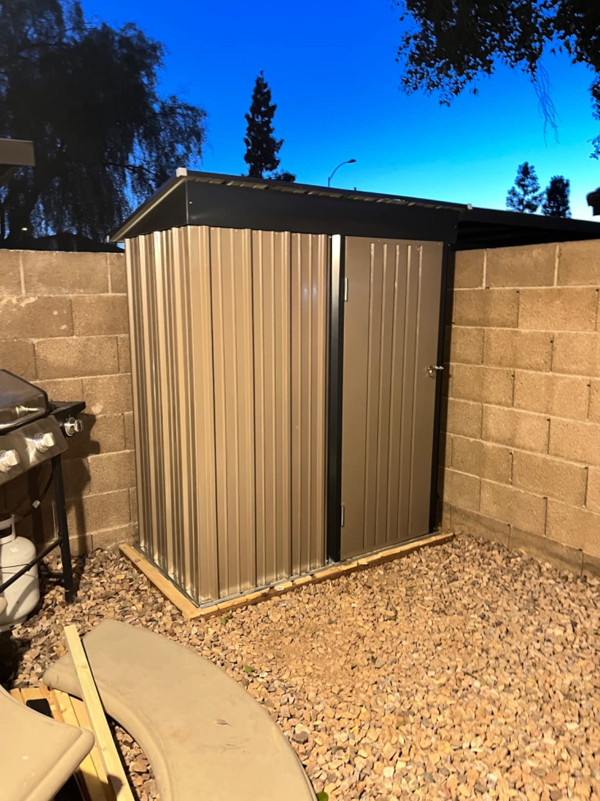 35/mo Finance Patiowell 8x6 FT Outdoor Storage Shed, Garden Tool