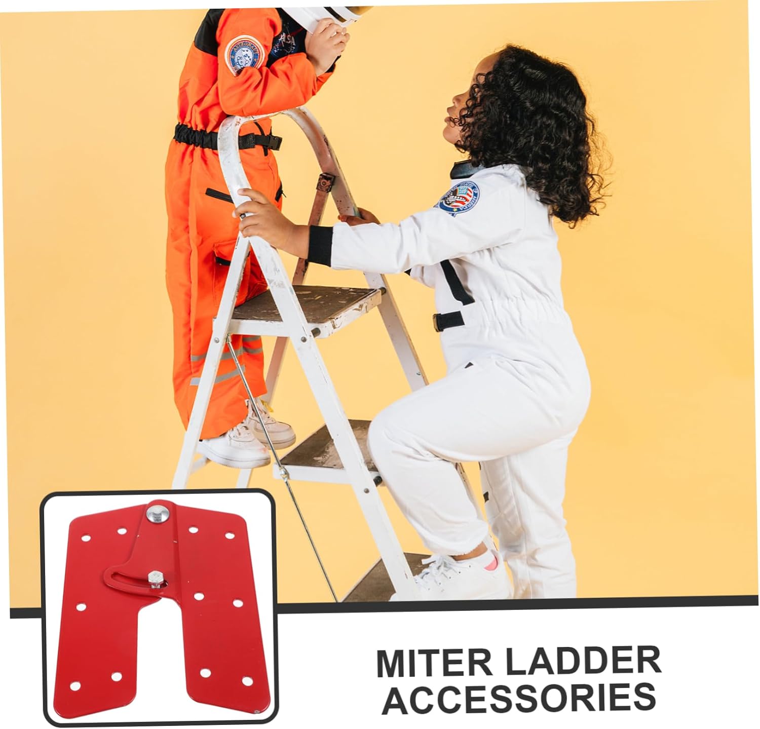 2pcs Attic Ladder Hinge Step Ladder Hinge for Parts Lightweight Iron Easy Install Disassembly