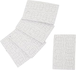 50pcs 240 Grit Sand Paper, Self Adhesive Nail Cuticle Pusher Sandpaper, Disposable Nail Art Pre Polishing Tool