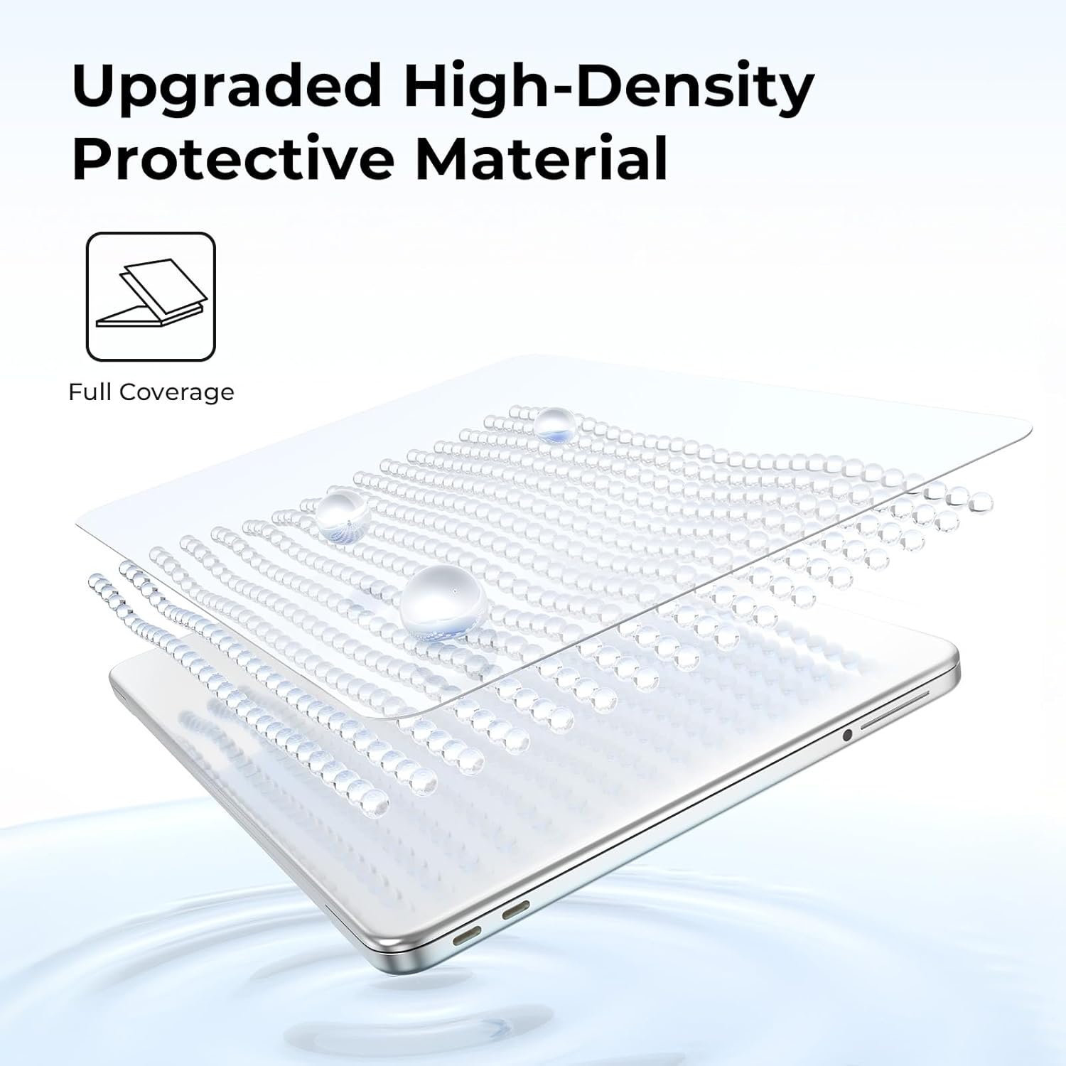 EooCoo for MacBook Neo Case 13 inch 2026 Model A3404 with A18 Pro Chip, Scratch Resistant Protective Hard Shell Case & Keyboard Cover & Screen Film & Type C, Crystal Clear