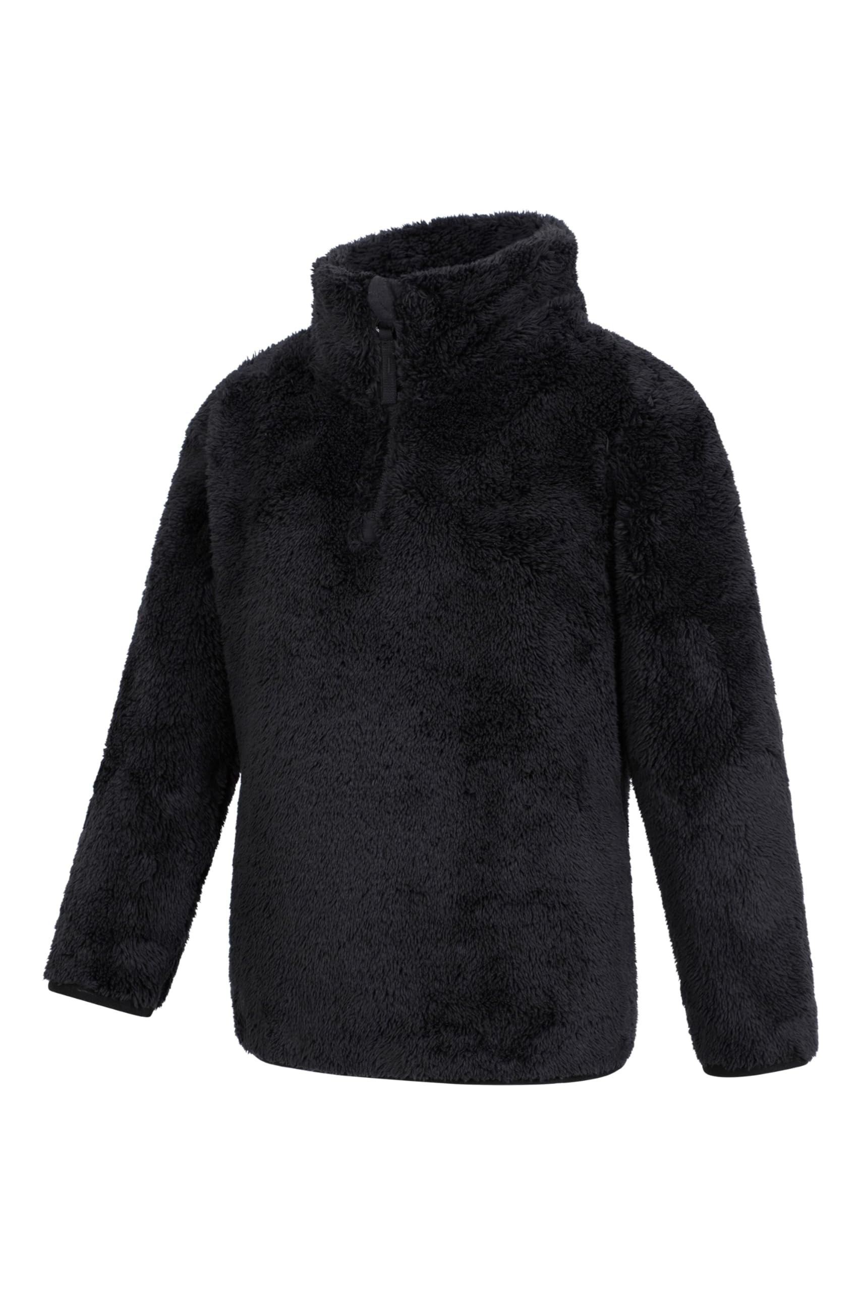 Mountain Warehouse Polaire Teddy à Demi-Fermeture éclair Unisexe pour Enfant - Légère, Respirante, Chaude, Sweat-Shirt - Idéal pour Printemps L’été