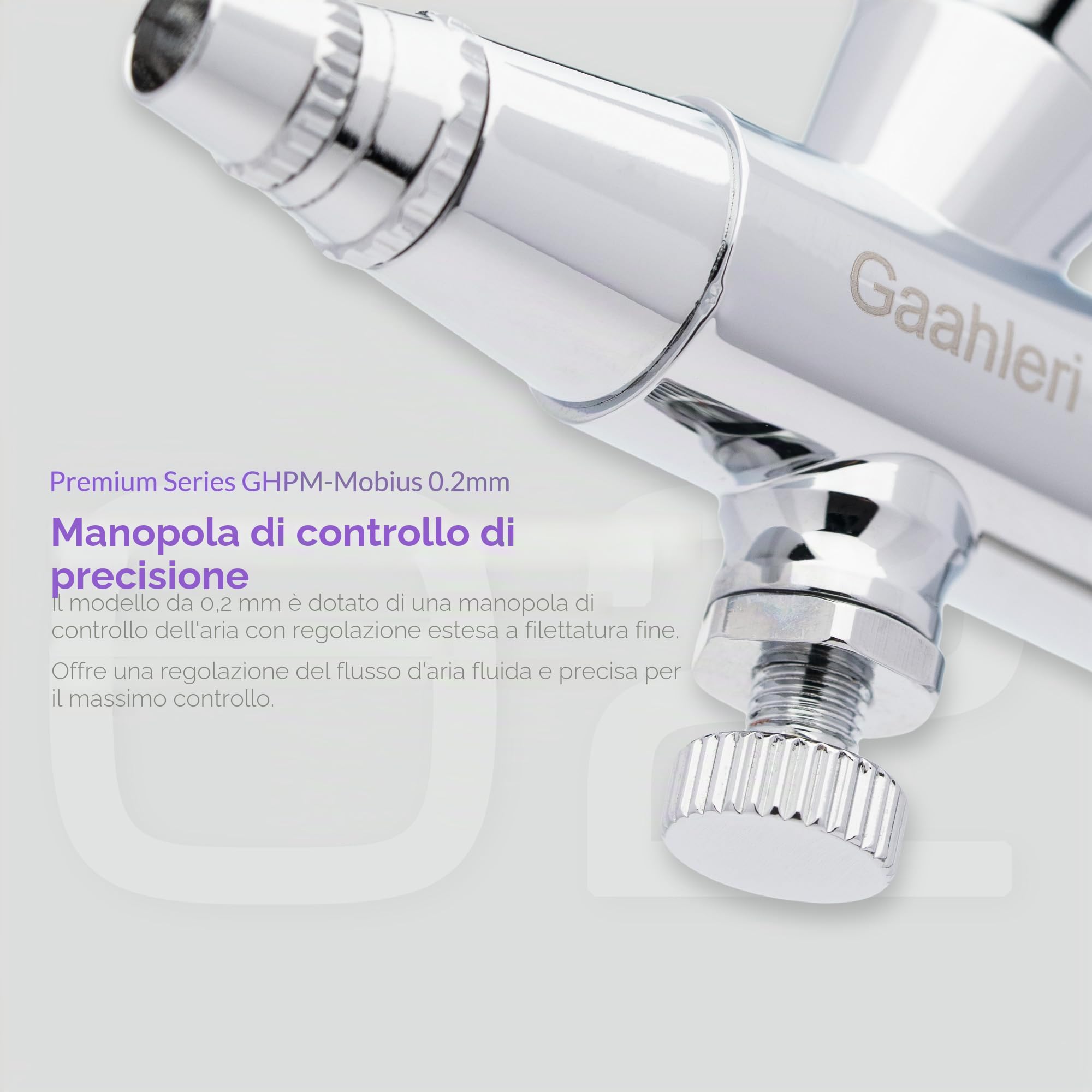 Gaahleri Aerografo Premium Series GHPM-Mobius 0,2 mm