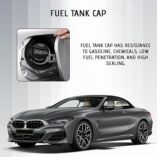 Miniatura 4 de Cubierta de tapa de gasolina para automóvil, repuesto de tapa de depósito de combustible OEM # 16117222391, sellador de tanque de gasolina