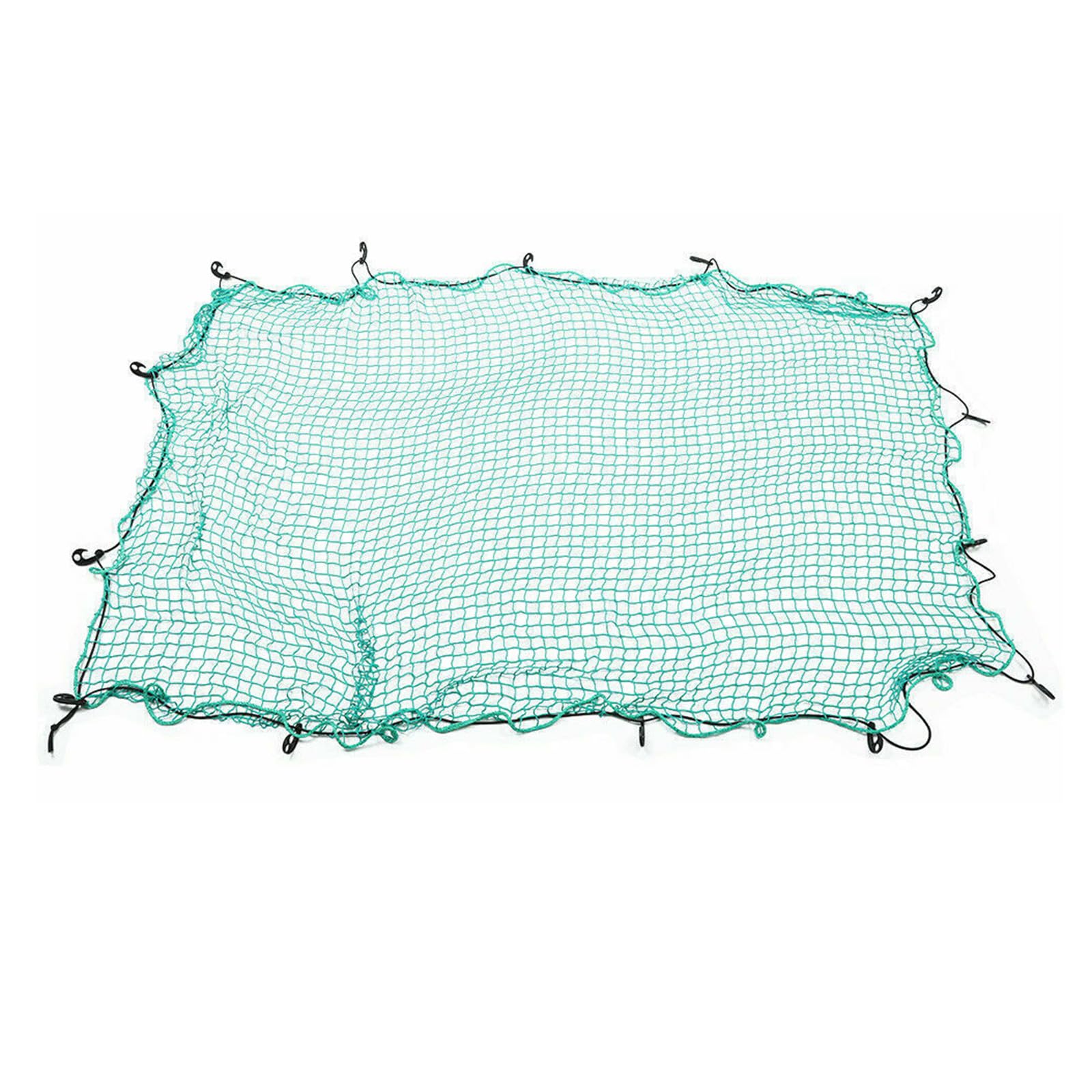 Cargo Net With 15Pcs Hooks And Elastic Strap 4.9x7.2ft / 6.5x9.8ft / 8.2x11.5ft Cargo Net Heavy Duty Bungee Cargo Net Cargo Net 4.9x7.2ft / 6.5x9.8ft / 8.2x11.5ft For Pickup Truck Trailer Bed With