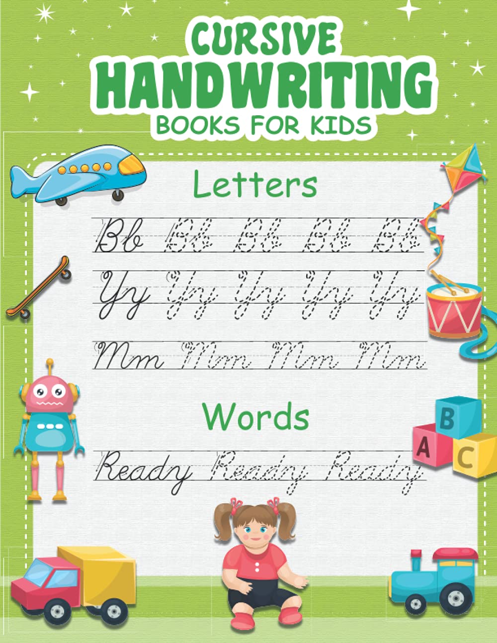 Cursive handwriting activity book for kids.: 5-11 years old