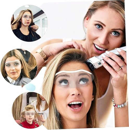 Miniatura 4 de 30 protectores de ojos transparentes para peluqueros para peluquería, cubiertas faciales ligeras para uso en salones de belleza