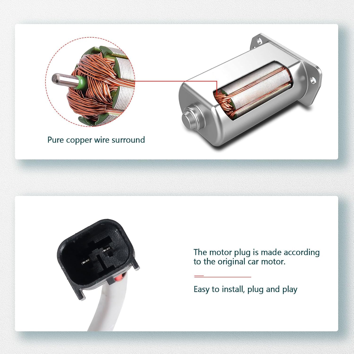 FINDAUTO Power Window Regulator Rear Left Driver Side with Motor fits for 2000-2006 for Nissan Sentra 827215M000 741-544