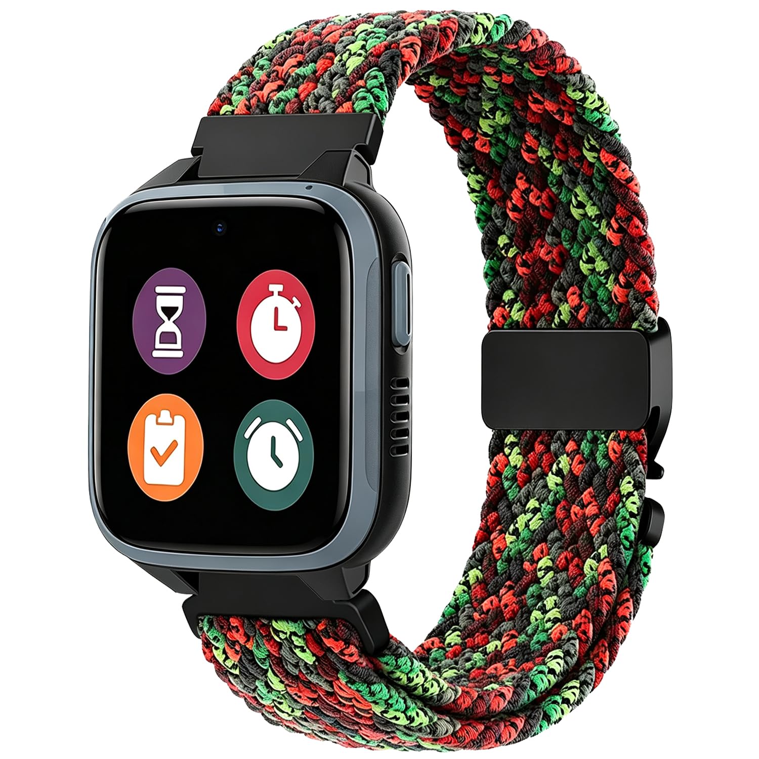 Aurrain 16MM Woven Nylon Watch Strap with XPLORA X5/X5 Play/XGO 2/XGO 3,Unisex woven nylon sports Watch Strap for children.