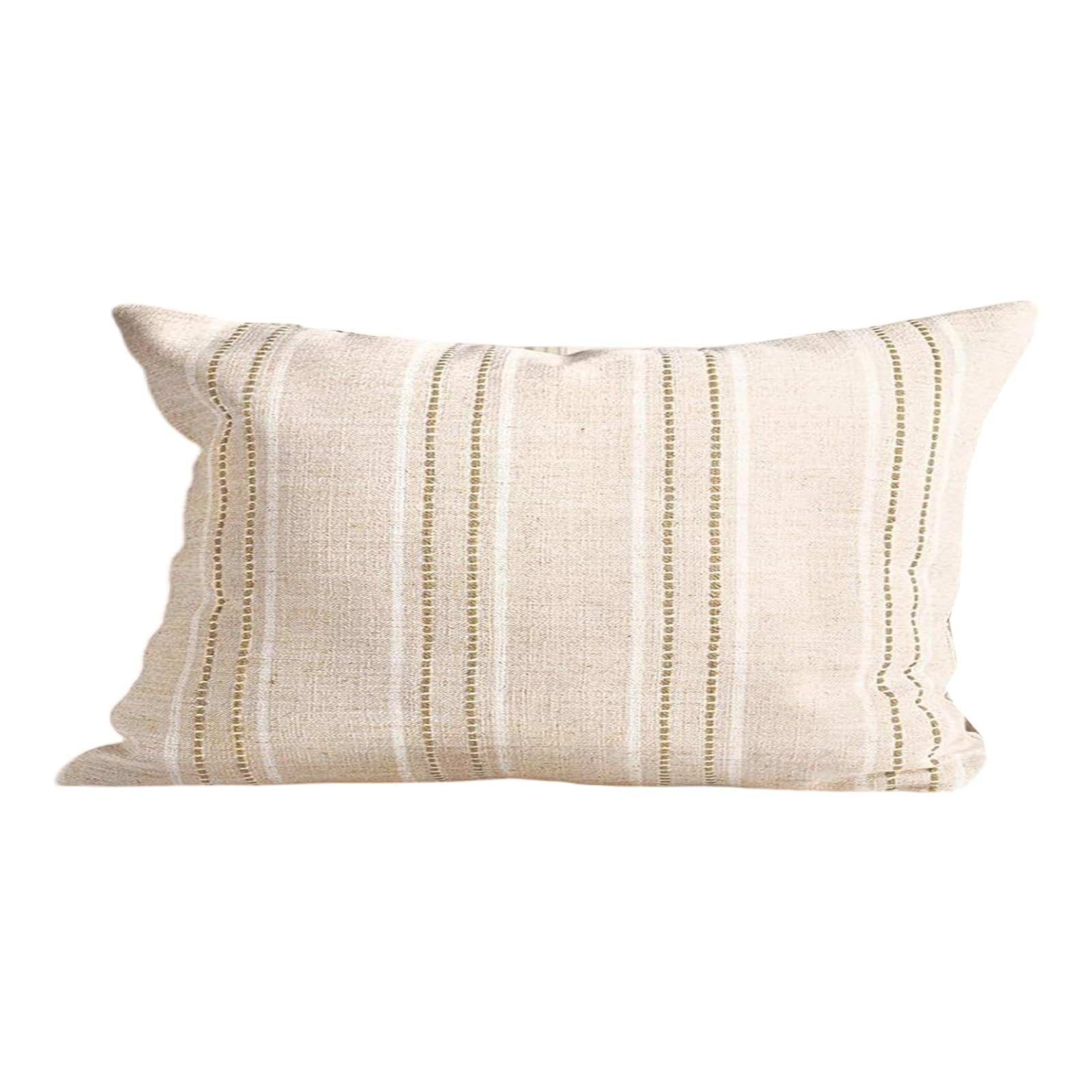 Msioytog Pillowcase Cushion Covers Pillow Sleeve with White and Black Stitching Option Pillowcase for Home Decoration Elegant Textured Cushion Covering