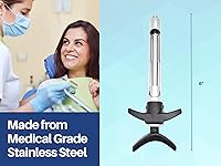 Vista 6 de Jeringa dental 0.1 fl oz de acero inoxidable Jeringa de inyección dental Instrumento dental por ARTMAN