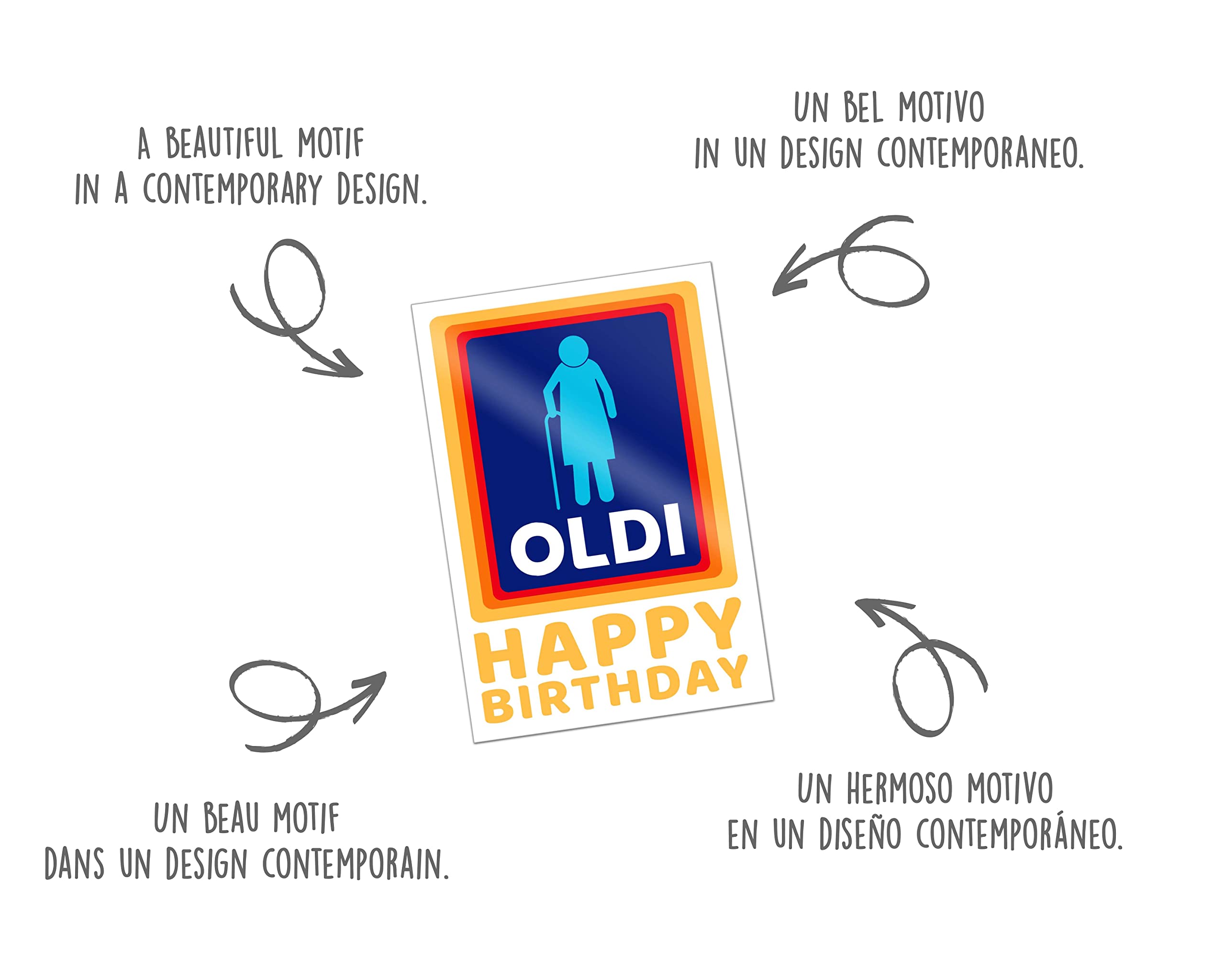 Edition Seidel Biglietto di auguri di compleanno con busta