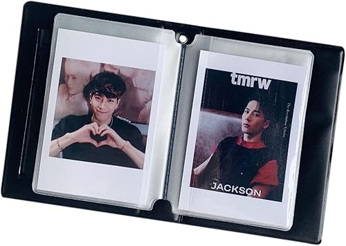 Miniatura 3 de RARITYUS Álbum de fotos de película pequeña de 32 bolsillos, lindo libro de almacenamiento con estampado de vaca para mini fotos Instax Postales